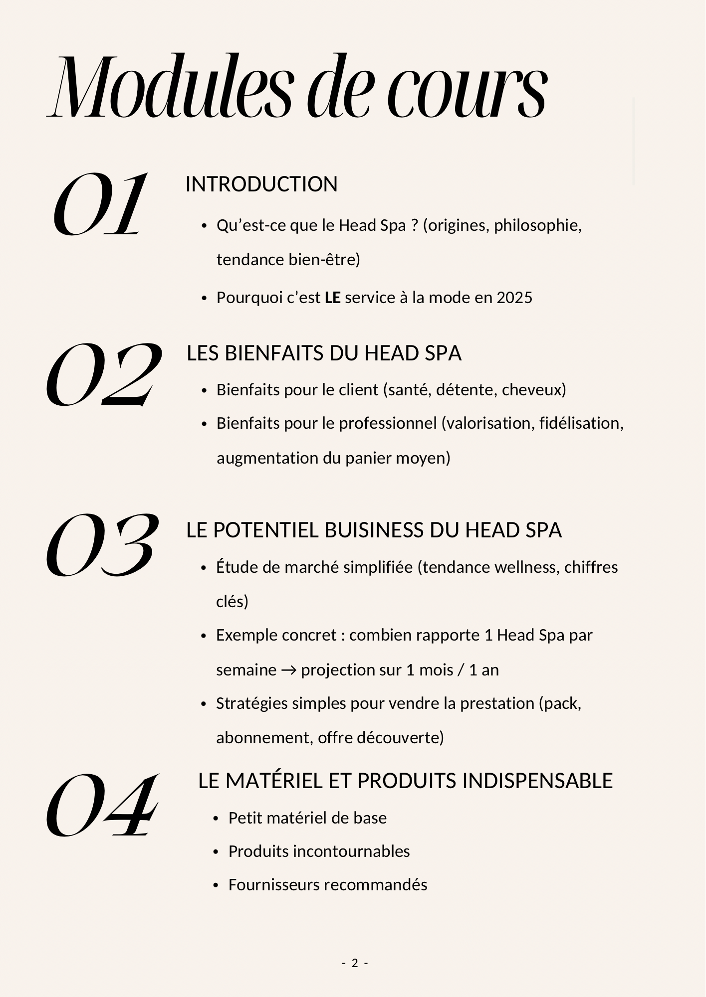 Ebook le guide du head spa