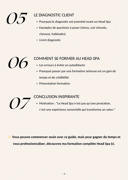 Ebook le guide du head spa